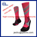 Yhao Low moq factory price 20-30mmhg Professional Compression Sports Sock, Running /Cycling Socks with Reflective elements